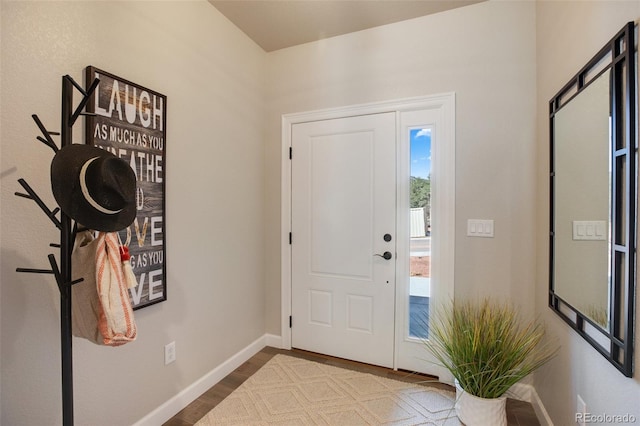 view of entrance foyer