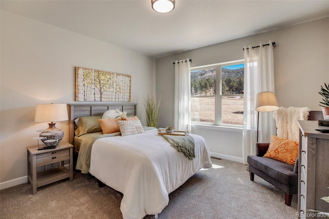 bedroom featuring carpet floors