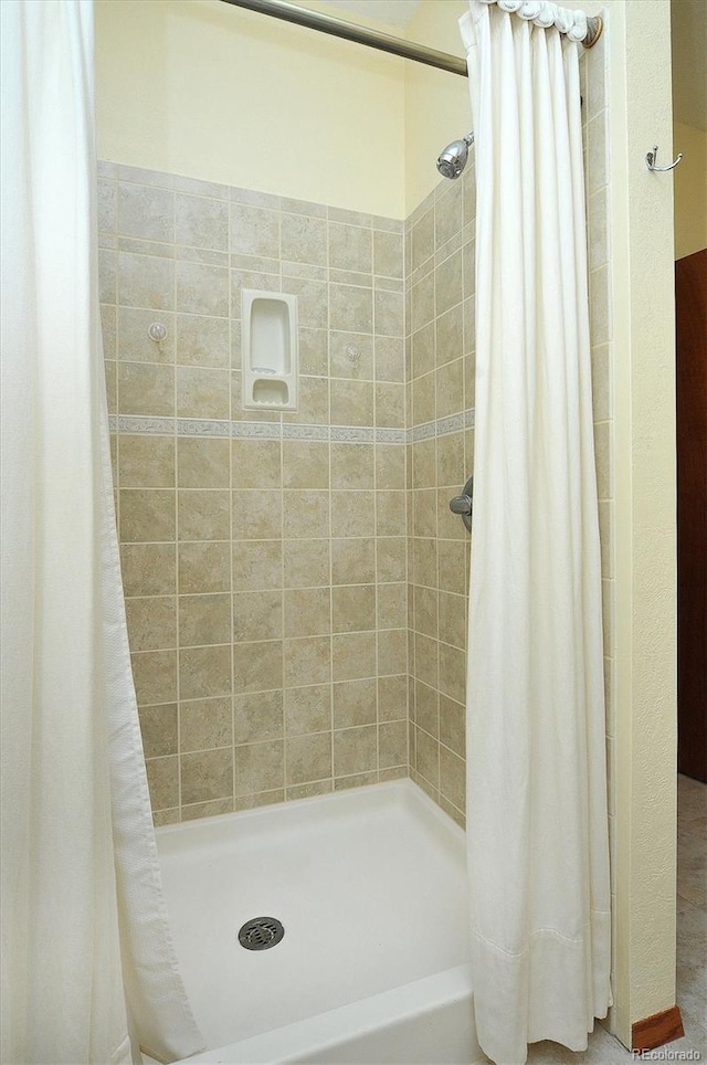 42 Holiday Hills Blvd, Howard, CO 81233 - bathroom featuring a stall shower
