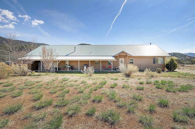 42 Holiday Hills Blvd, Howard, CO 81233 - view of front of home featuring metal roof