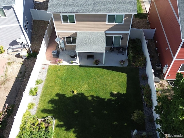 drone / aerial view