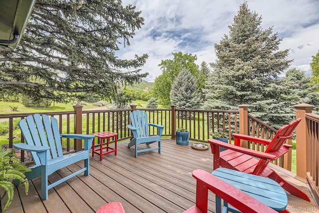 6451 Crestbrook Dr, Morrison, CO 80465 - view of wooden deck