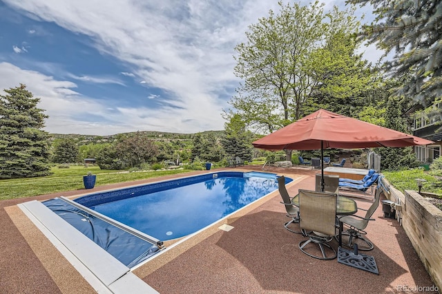 6451 Crestbrook Dr, Morrison, CO 80465 - swimming pool with a patio area