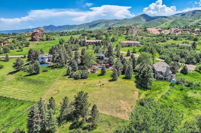 6451 Crestbrook Dr, Morrison, CO 80465 - aerial view of a mountain backdrop