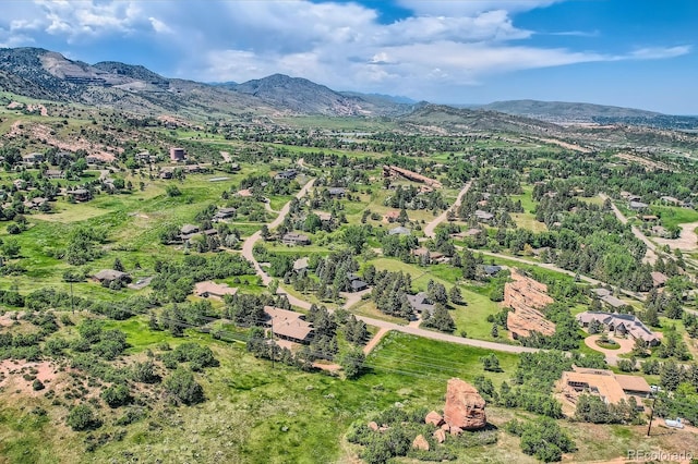 6451 Crestbrook Dr, Morrison, CO 80465 - bird's eye view of a mountain backdrop