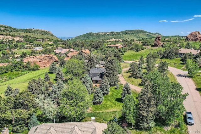 6451 Crestbrook Dr, Morrison, CO 80465 - aerial view of a mountain backdrop