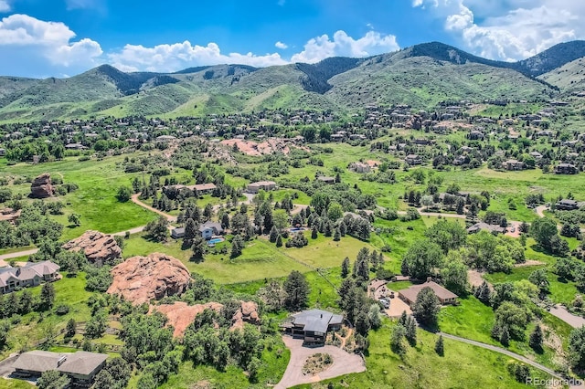 6451 Crestbrook Dr, Morrison, CO 80465 - aerial view of a mountainous background