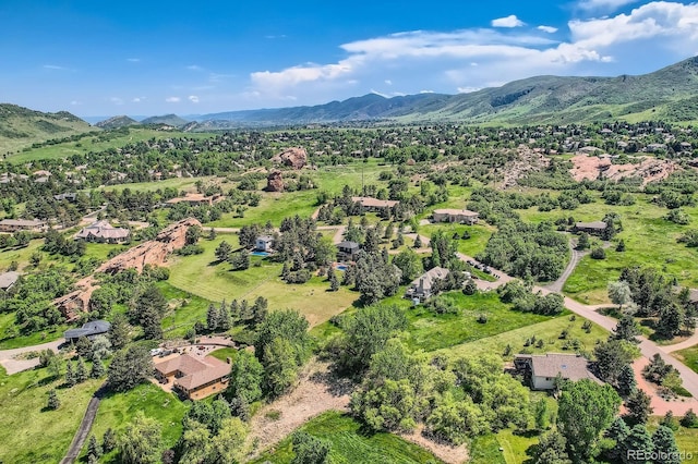 6451 Crestbrook Dr, Morrison, CO 80465 - bird's eye view of a mountainous background