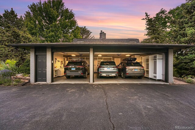 6451 Crestbrook Dr, Morrison, CO 80465 - view of garage