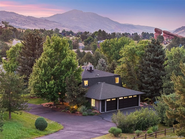 6451 Crestbrook Dr, Morrison, CO 80465 - view of subject property with a mountainous background