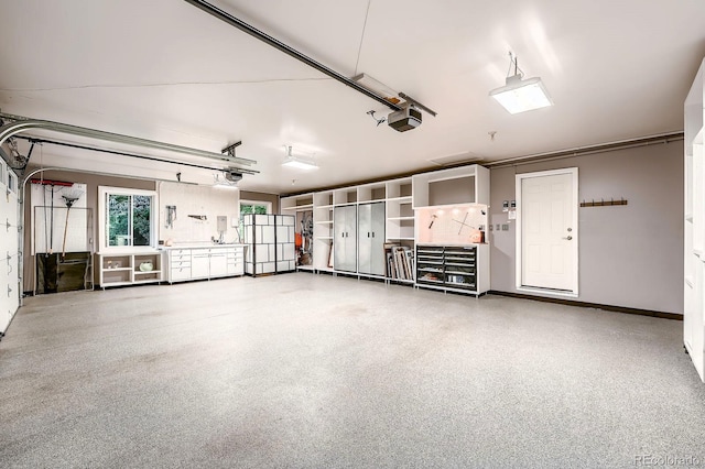6451 Crestbrook Dr, Morrison, CO 80465 - garage featuring a garage door opener