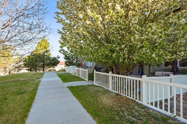 exterior space with fence