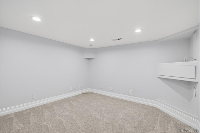 10328 W Crestone Mtn, Littleton, CO 80127 - carpeted spare room featuring baseboards and recessed lighting