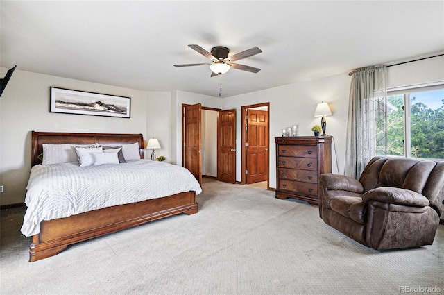 19640 Four Winds Way, Monument, CO 80132 - bedroom featuring carpet floors and a ceiling fan