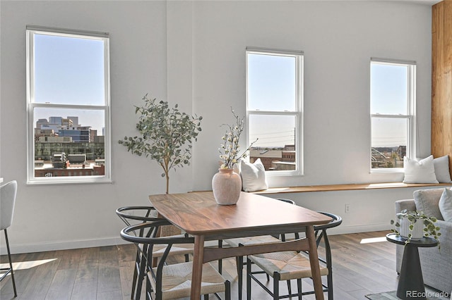 2501 15th St Unit 3F, Denver, CO 80211 - dining space featuring wood finished floors and baseboards