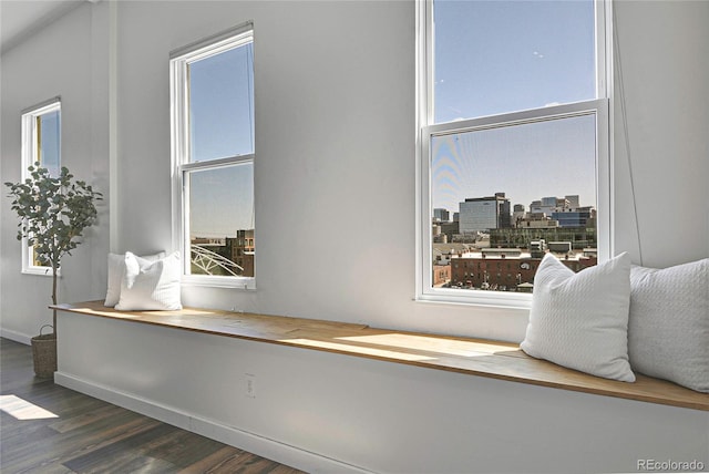2501 15th St Unit 3F, Denver, CO 80211 - detailed view of wood finished floors and baseboards