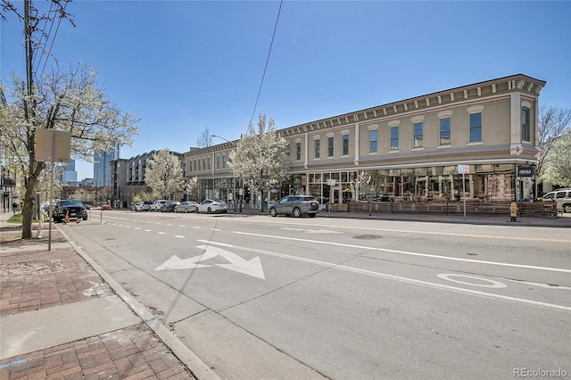 2501 15th St Unit 3F, Denver, CO 80211 - view of asphalt road with sidewalks, curbs, and street lighting