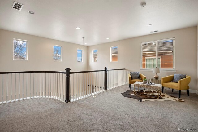 10659 Montecito Dr, Lone Tree, CO 80124 - living area with carpet floors and recessed lighting