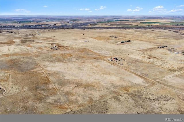 aerial view featuring a rural view