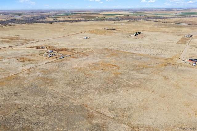 aerial view featuring a rural view