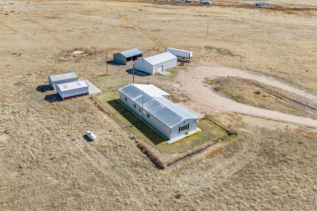 bird's eye view featuring a rural view