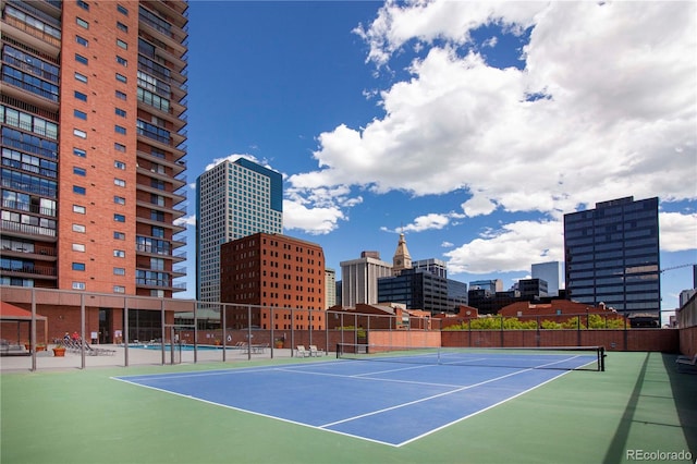 view of sport court