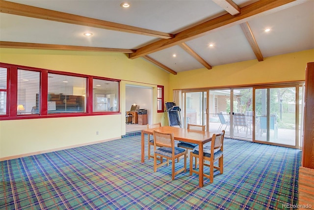 8300 W 67th Ave, Arvada, CO 80004 - dining area with carpet floors and recessed lighting
