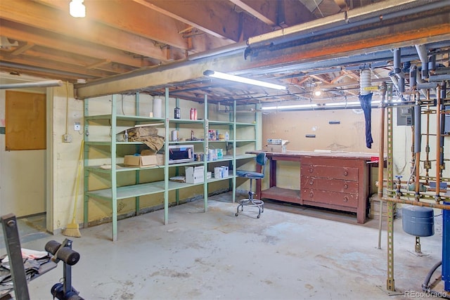 8300 W 67th Ave, Arvada, CO 80004 - unfinished below grade area featuring a workshop area