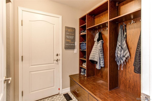 view of mudroom