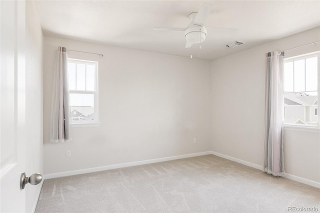 5840 Longs Peak St, Brighton, CO 80601 - unfurnished room featuring light colored carpet and ceiling fan