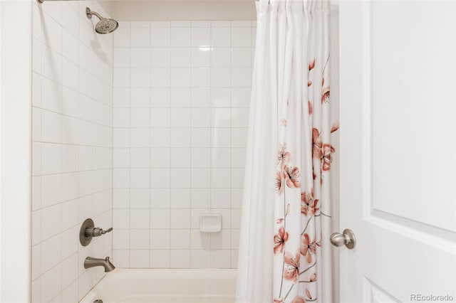 5840 Longs Peak St, Brighton, CO 80601 - full bathroom featuring shower / bath combination with curtain