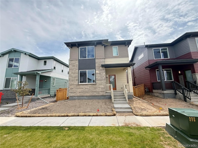 21152 E 63rd Dr, Aurora, CO 80019 - view of modern home