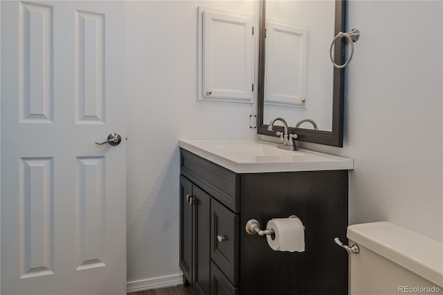 7978 S Johnson Ct, Littleton, CO 80128 - half bathroom with toilet and vanity