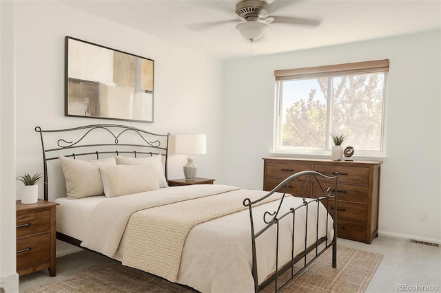 7978 S Johnson Ct, Littleton, CO 80128 - carpeted bedroom featuring a ceiling fan and baseboards