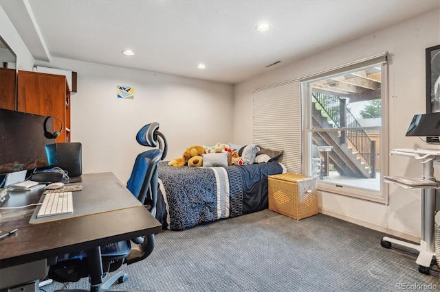 6062 S Emporia Cir, Englewood, CO 80111 - carpeted bedroom featuring recessed lighting and visible vents