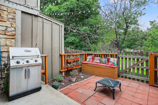 8108 S Fillmore Cir, Centennial, CO 80122 - view of patio / terrace with area for grilling