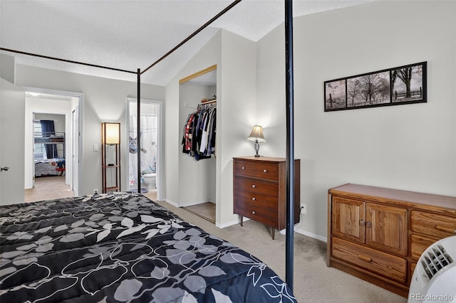 8108 S Fillmore Cir, Centennial, CO 80122 - bedroom featuring light carpet, a closet, and ensuite bath