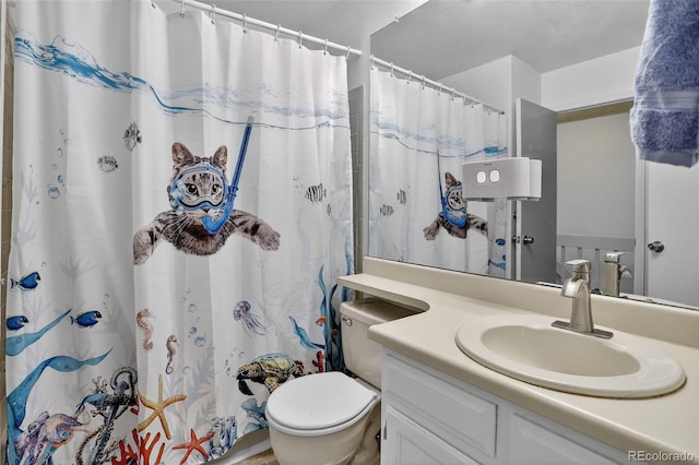 8108 S Fillmore Cir, Centennial, CO 80122 - bathroom featuring vanity and a shower with curtain