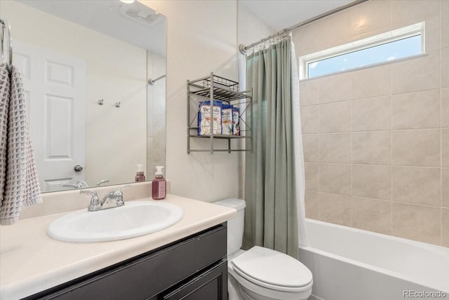 239 S Old Hammer St, Aurora, CO 80018 - bathroom featuring vanity and shower / bath combo