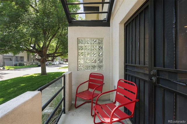 505 Detroit St, Denver, CO 80206 - property entrance with a porch and stucco siding