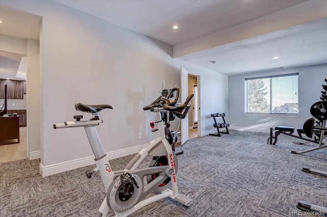 view of exercise room