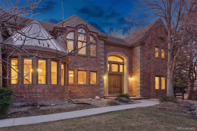 5 Tamarade Dr, Littleton, CO 80127 - view of front of home featuring brick siding