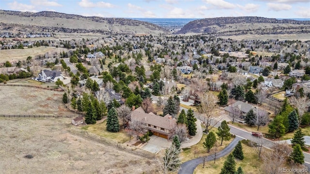 5 Tamarade Dr, Littleton, CO 80127 - bird's eye view with a residential view and a mountain view