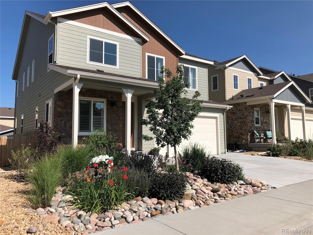 craftsman house with a porch