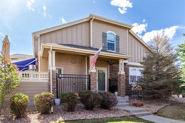 4712 Raven Run, Broomfield, CO 80023 - craftsman inspired home featuring fence and board and batten siding