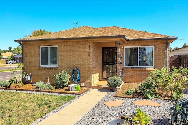 view of front of home