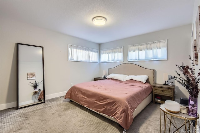 bedroom with carpet