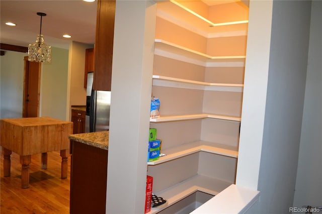 view of pantry