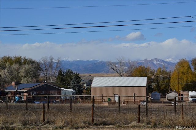 view of mountain feature