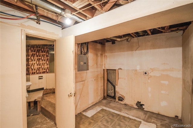 200 Garrison St, Lakewood, CO 80226 - unfinished below grade area featuring electric panel